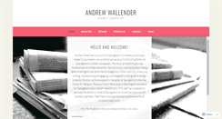 Desktop Screenshot of andrewwallender.com